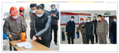 山东省潍坊市疫情防控“四进”督导组莅临山东吕氏贵宾会指导