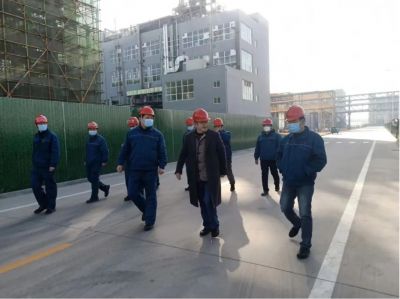 吕氏贵宾会医药董事长邱家军视察指导山东吕氏贵宾会药业项目建设